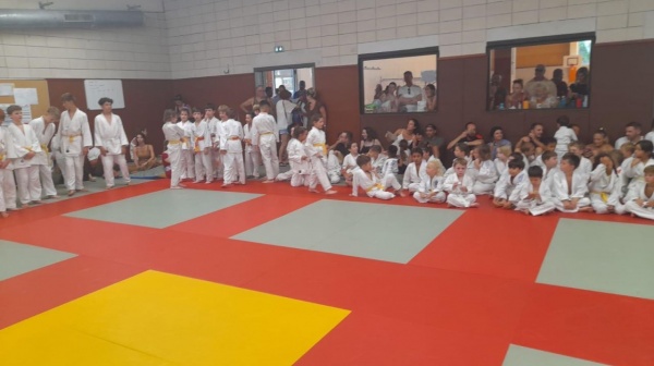 Remise des grades au Judo Club de Mandelieu : une centaine de judokas réunis pour clôturer la saison